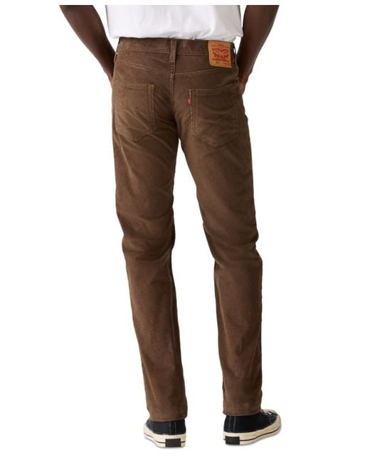 Levi's 511 Slim-fit Corduroy Pants for Men Lyst