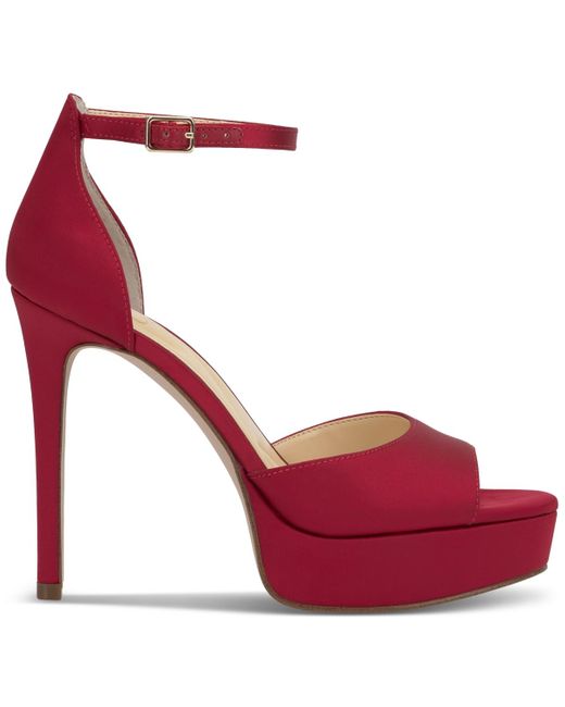 Jessica Simpson Red Sohilea Two-piece Platform Dress Sandals