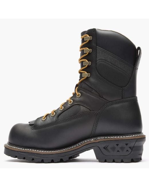 Georgia Boot Black Ltx Logger Composite Toe Waterproof Work Boot for men