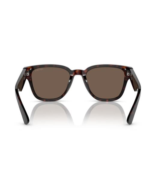 Prada Brown Round Sunglasses for men