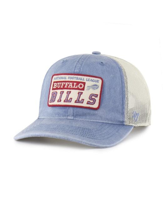 '47 Blue Royal Buffalo Bills Canteen Relaxed Trucker Adjustable Hat