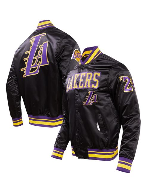 Pro Standard Los Angeles Lakers 2023/24 City Edition Satin Full-snap ...