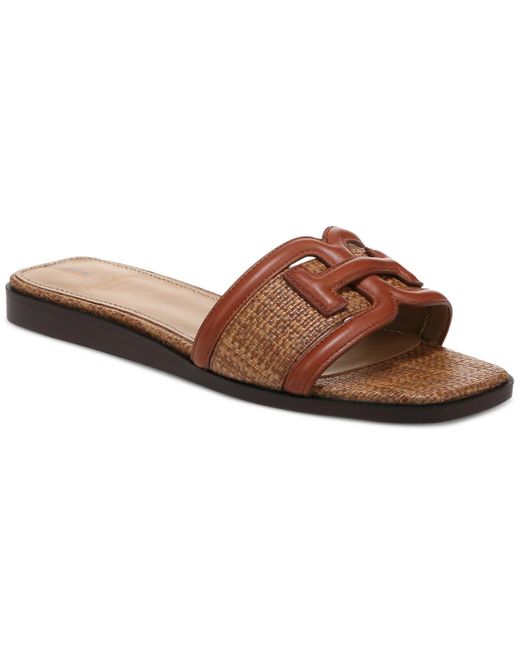 Sam Edelman Women's Brown Irina Slip On Slide Sandals