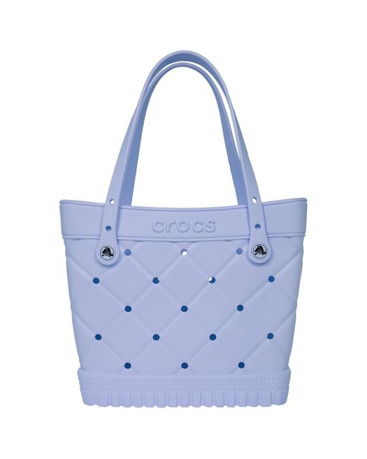 CROCSTM Blue Medium Quilted Tote