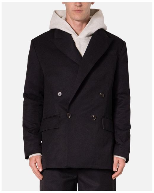 MNML Black Double Breasted Jacket for men