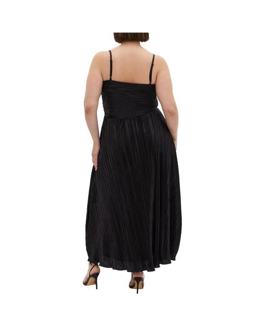 City Chic Black Plus Size Kamila Cowl Neck Dress
