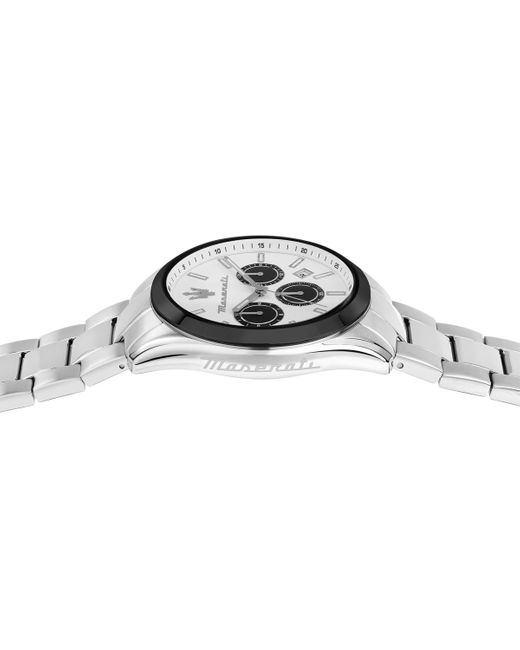 Maserati Gray Multifunction Metal Band Watch for men