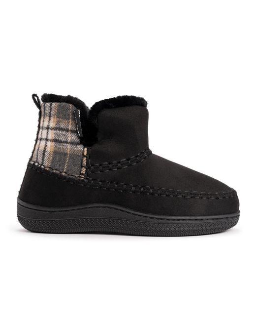 Muk Luks Black Haven Slipper