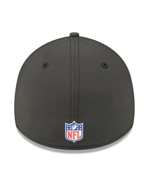 KTZ Gray Baltimore Ravens 2025 Sideline 39thirty Flex Hat for men