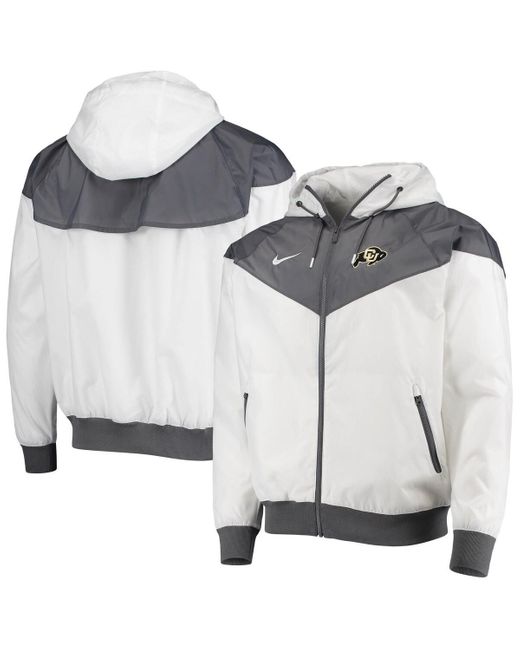 Nike Metallic Colorado Buffaloes Windrunner Raglan Full-zip Hoodie Jacket for men