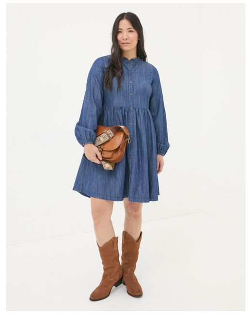 Fat face denim dress 2025