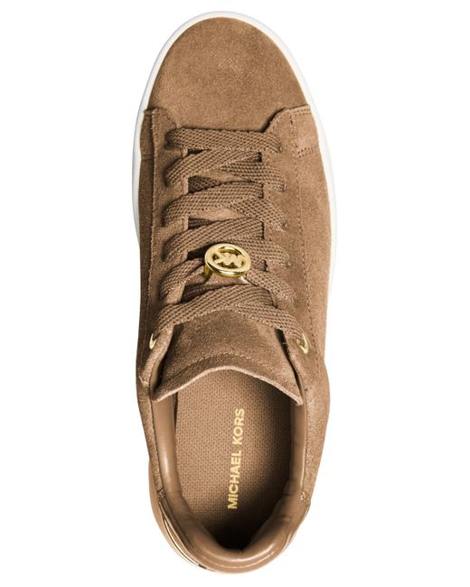 Michael Kors Natural Michael Dottie Lace Up Sneakers