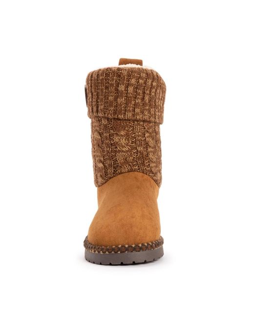 Muk Luks Black Janet Boot