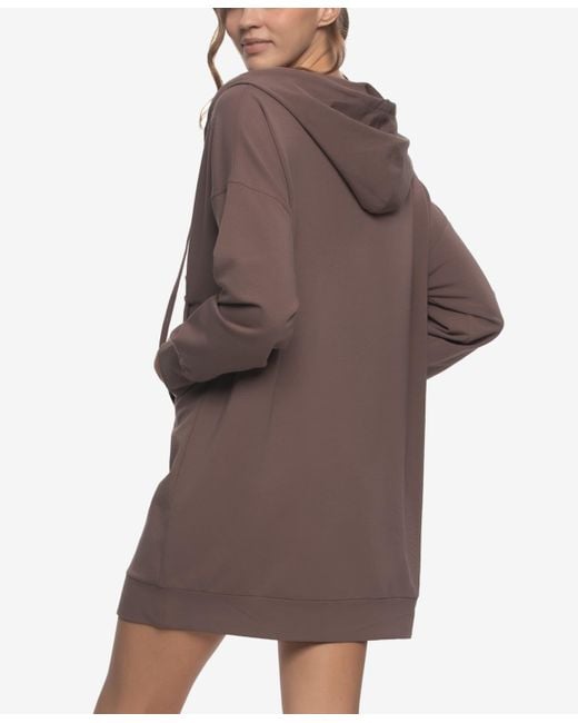 Felina Brown Regular Kimora French Terry Sweatshirt Hoodie