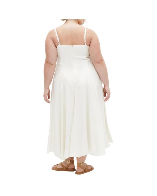City Chic White Plus Size Clara Maxi Dress