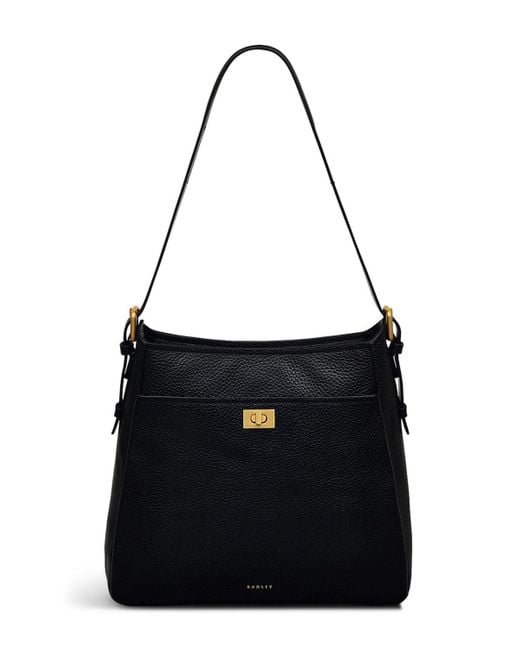 Radley Brook Avenue Medium Zip Top Shoulder Bag in Black | Lyst