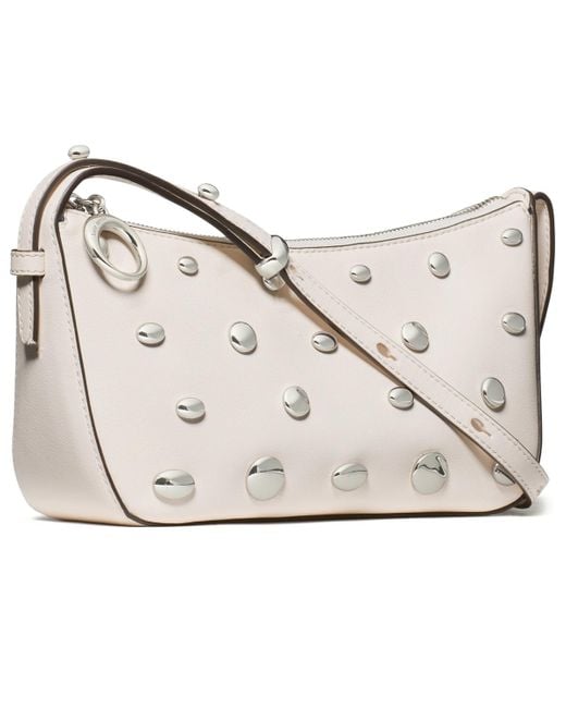 Kate Spade Natural Halo Small Studded Leather Crossbody Bag