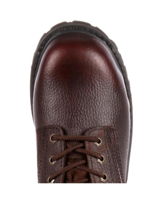 Georgia Boot Brown Oiler Steel Toe Waterproof Work Boot for men