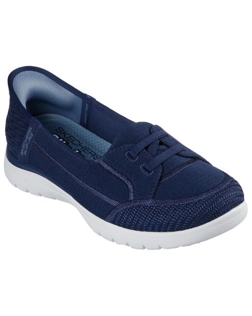 Skechers Blue Slip-ins: On-the-go Flex
