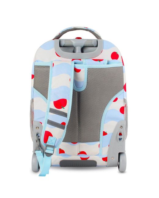 J World White Sundance Laptop 20" Rolling Backpack