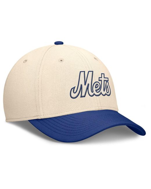 Nike Blue Natural/royal Los Angeles Dodgers Statement Rise Performance Flex Hat for men