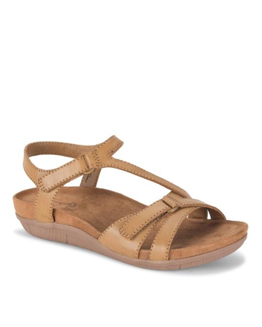 BareTraps Brown Jaxen Asymmetrical Flat Sandals