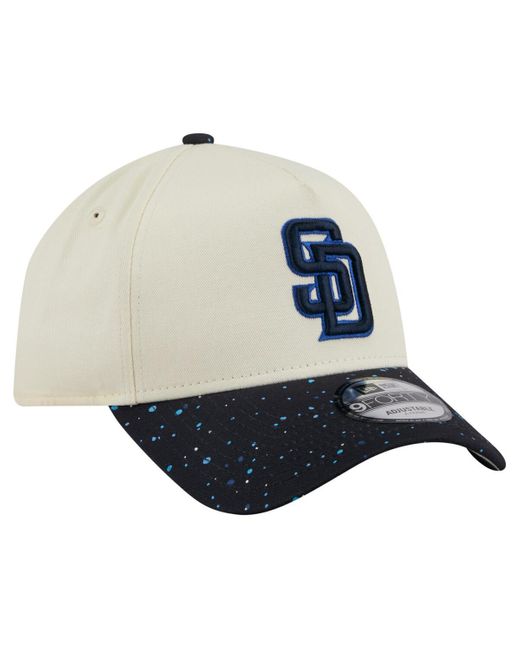 KTZ Blue San Diego Padres Speckle A-frame 9forty Adjustable Hat for men
