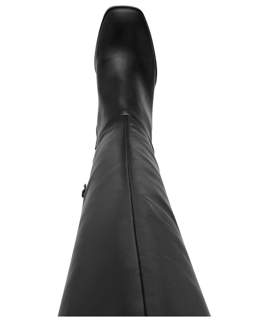 Dolce Vita Black Finnegan Over-the-knee Block-heel Boots