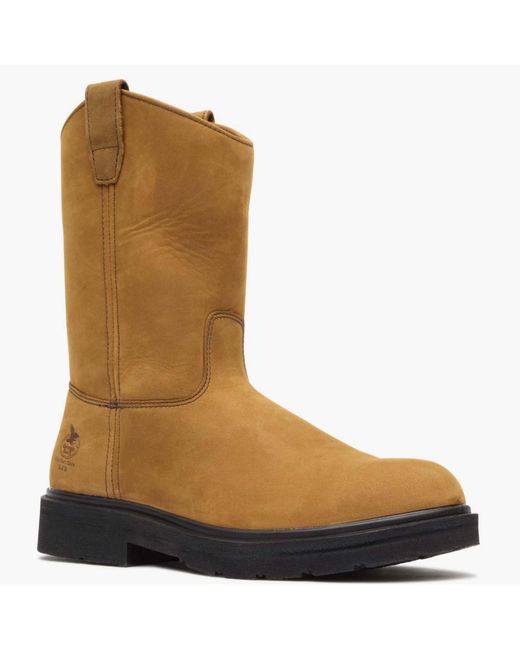 Georgia Boot Brown Steel Toe Static-dissipative Work Pull On for men