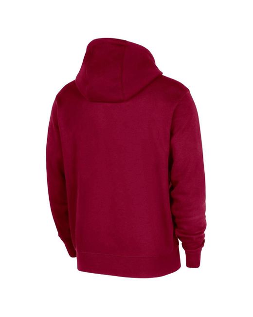 Nike Red Cleveland Cavaliers 2025/26 Authentic Practice Club Pullover Hoodie for men