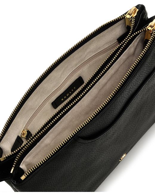Radley Black Pockets Soft Medium Zip-top Crossbody Bag