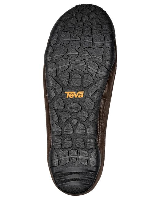 Teva Brown Reember Terrain Quilted Clogs for men