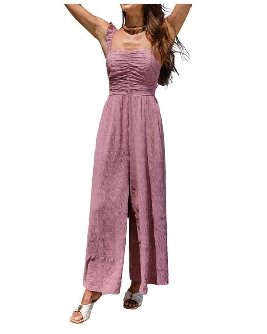 CUPSHE Pink Soft Focus Jumpsuit
