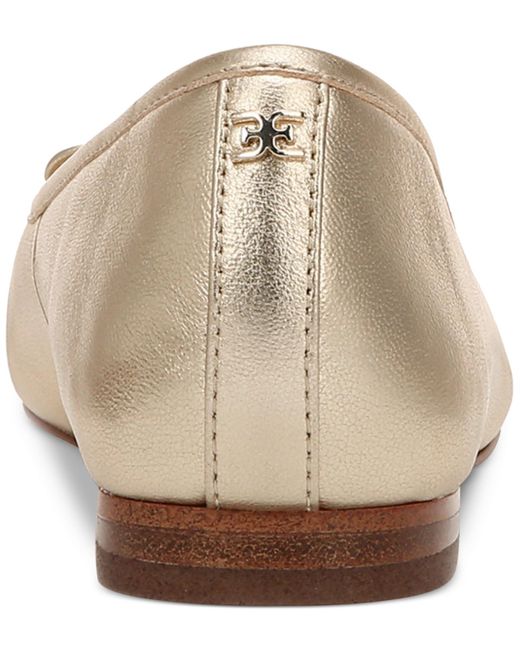 Sam Edelman White Meadow Square-toe Bow Ballet Flats