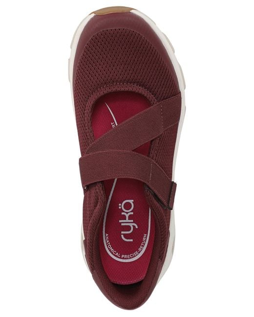 Ryka Purple Devotion Mary Jane Walking Sneakers