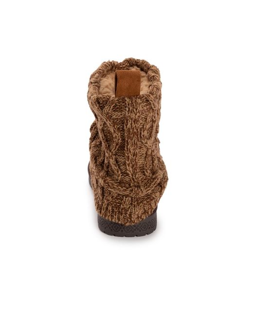 Muk Luks Brown Laurel Boots