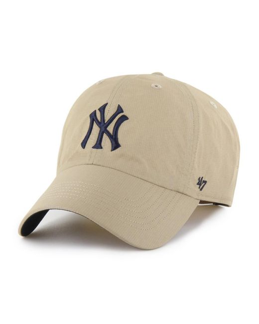 '47 Natural New York Yankees Performance Clean Up Adjustable Hat for men