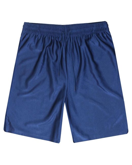 Galaxy By Harvic Blue Moisture-wicking Performance Dazzle Shorts for men