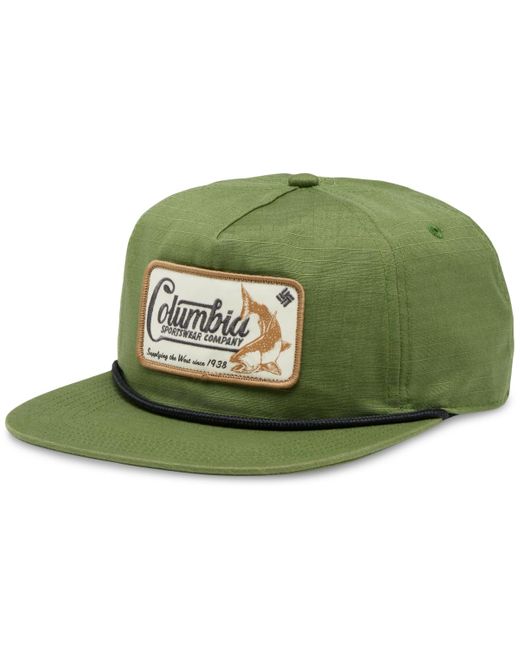 Columbia Green Ratchet Strap Snap Back Hat for men