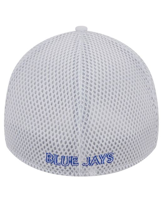KTZ White Toronto Blue Jays Neo 39thirty Flex Hat for men