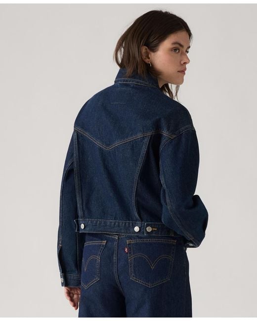 Levi's Blue Shrunken '90s Trucker Jacket