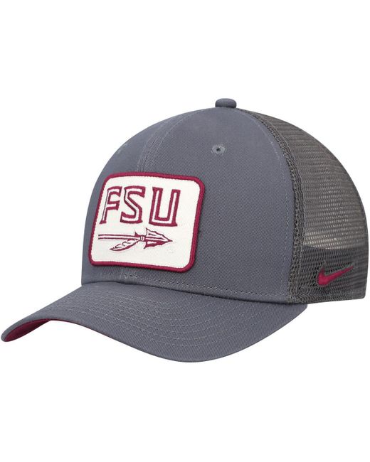 Nike Gray Florida State Seminoles Classic99 Trucker Snapback Hat for men