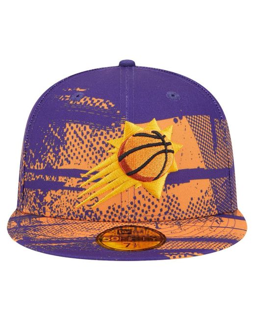 KTZ Blue Phoenix Suns Tip-off 59fifty Fitted Hat for men