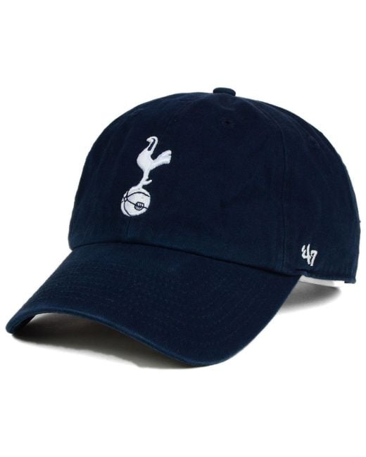 47 Brand Blue Tottenham Hotspur Fc Clean Up Cap for men