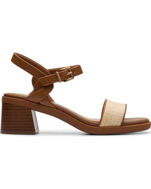 Clarks Brown Collection Jaylan Ray Square Toe Sandals