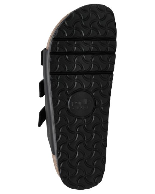 Birkenstock Black Florida Flex Birko-flor Platform Sandals From Finish Line