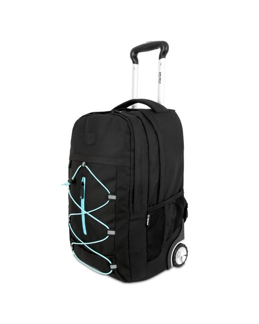 J World Black Lash Wheeled Backpack