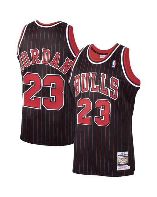 Mitchell & Ness Red Michael Jordan Chicago Bulls Hardwood Classics 1995-96 Authentic Jersey for men