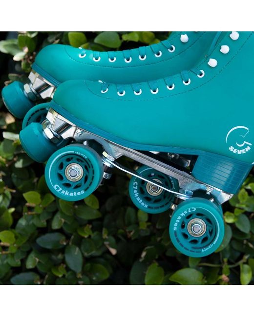C7skates Green Dark Magic Quad Roller Skates (