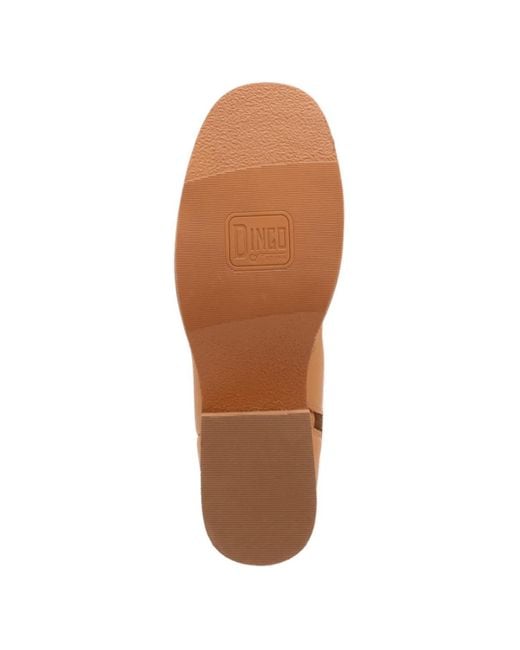 Dingo Brown Banner Leather Boot for men